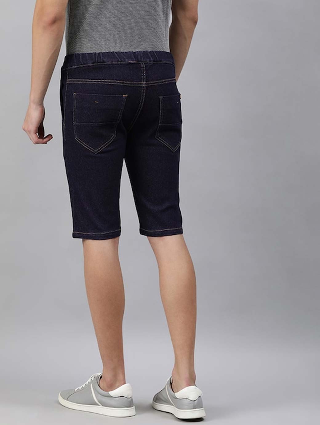 Slim Fit Denim Shorts - Light denim blue - Men | H&M US